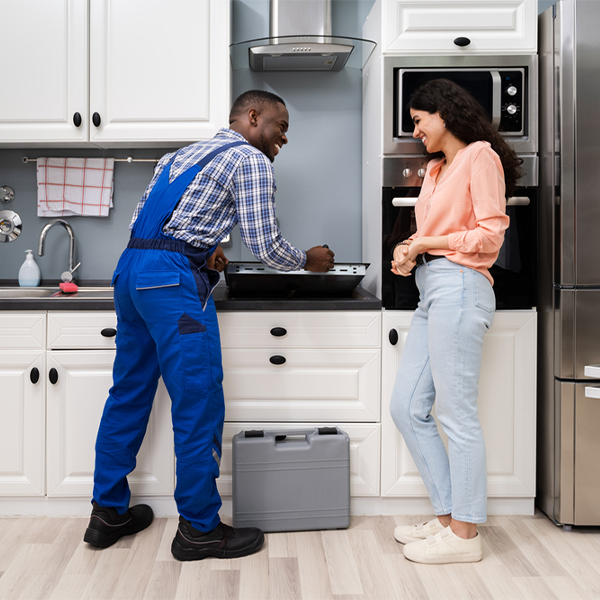 can you provide an estimate for cooktop repair before beginning any work in Bena MN